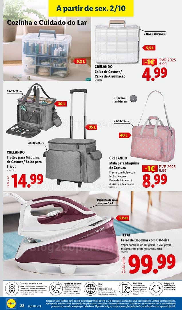 Antevisão Folheto LIDL Promoções Fim de Semana - 2 a 4 outubro - Edição Digital