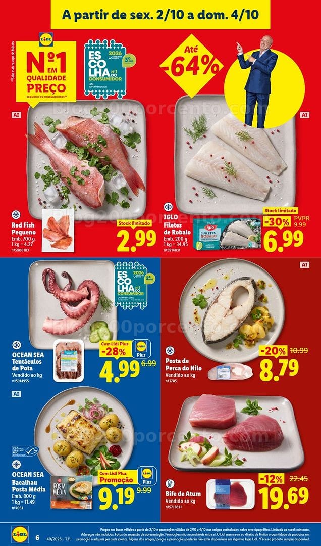 Antevisão Folheto LIDL Promoções Fim de Semana - 2 a 4 outubro - Edição Digital