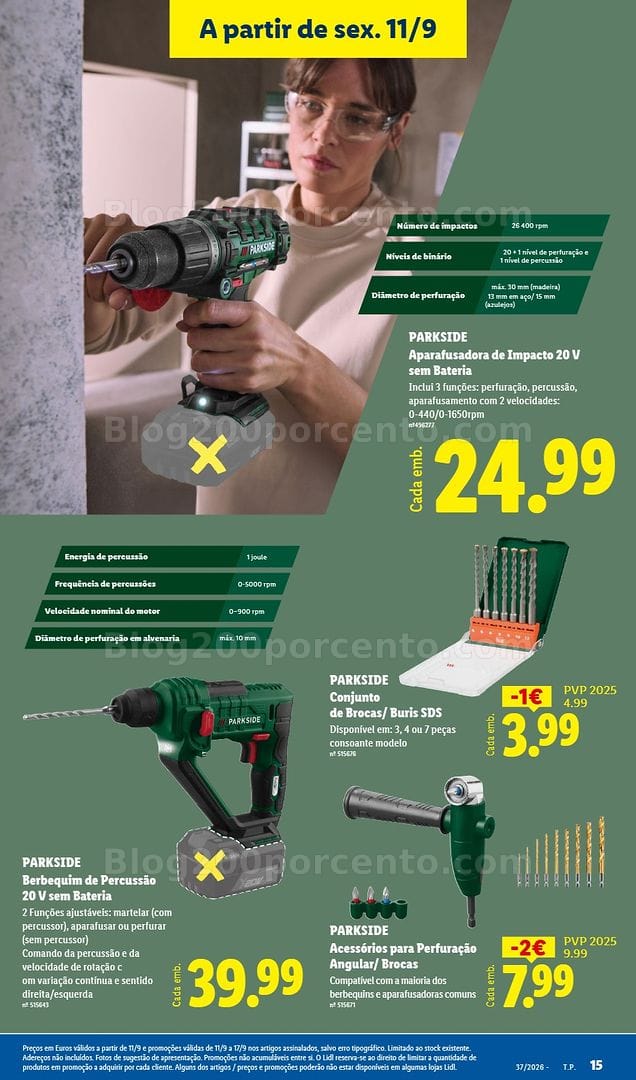 Antevisão Folheto LIDL Promoções Fim de Semana - 11 a 13 setembro