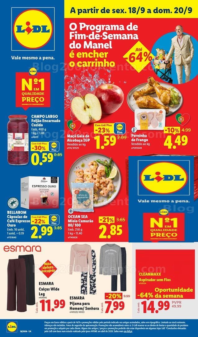 Antevisão Folheto LIDL Fim de Semana Promoções a partir de 18 setembro - Edição Digital