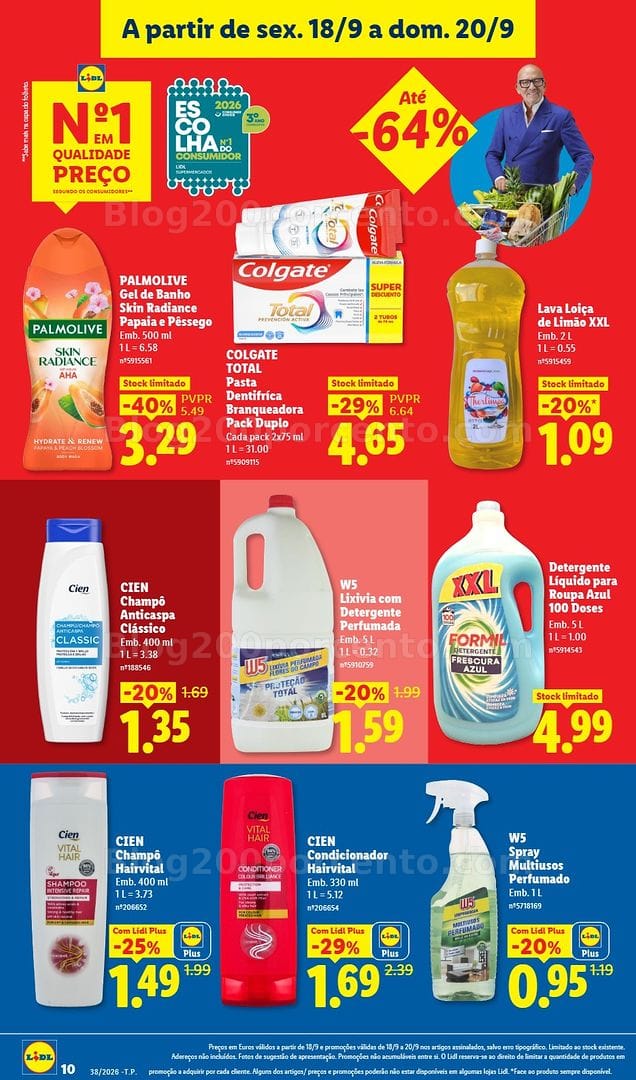 Antevisão Folheto LIDL Fim de Semana Promoções a partir de 18 setembro