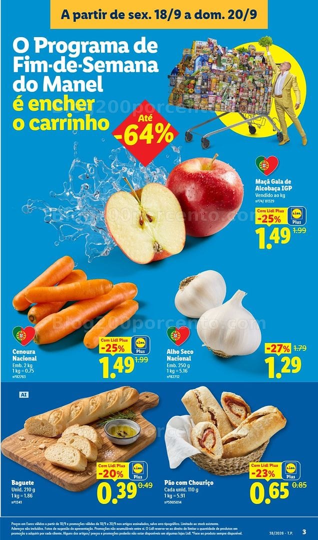 Antevisão Folheto LIDL Fim de Semana Promoções a partir de 18 setembro