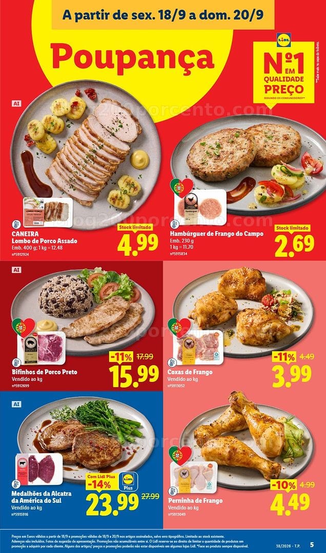 Antevisão Folheto LIDL Fim de Semana Promoções a partir de 18 setembro