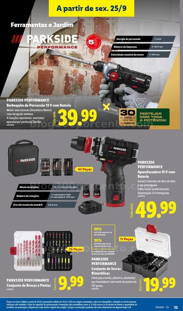 Antevisão Folheto LIDL Promoções Fim de Semana - 25 a 27 setembro