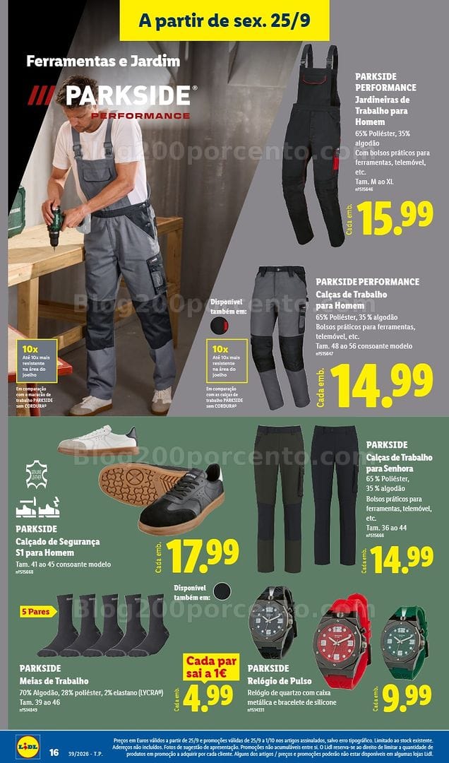 Antevisão Folheto LIDL Promoções Fim de Semana - 25 a 27 setembro