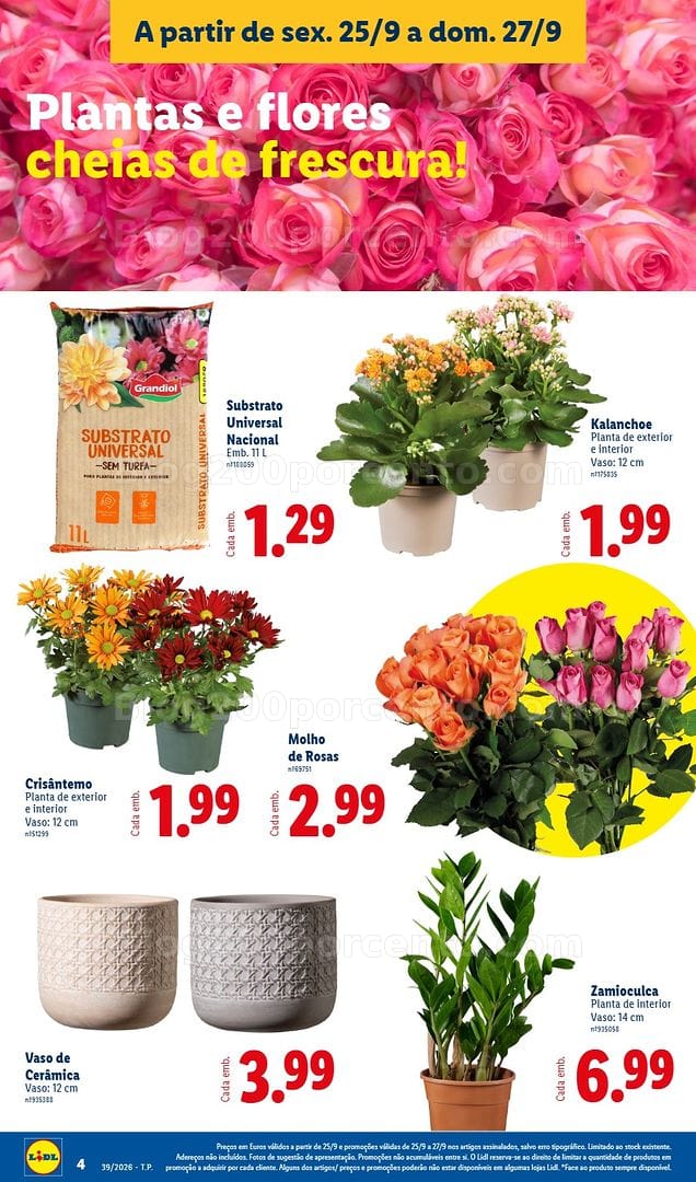 Antevisão Folheto LIDL Promoções Fim de Semana - 25 a 27 setembro