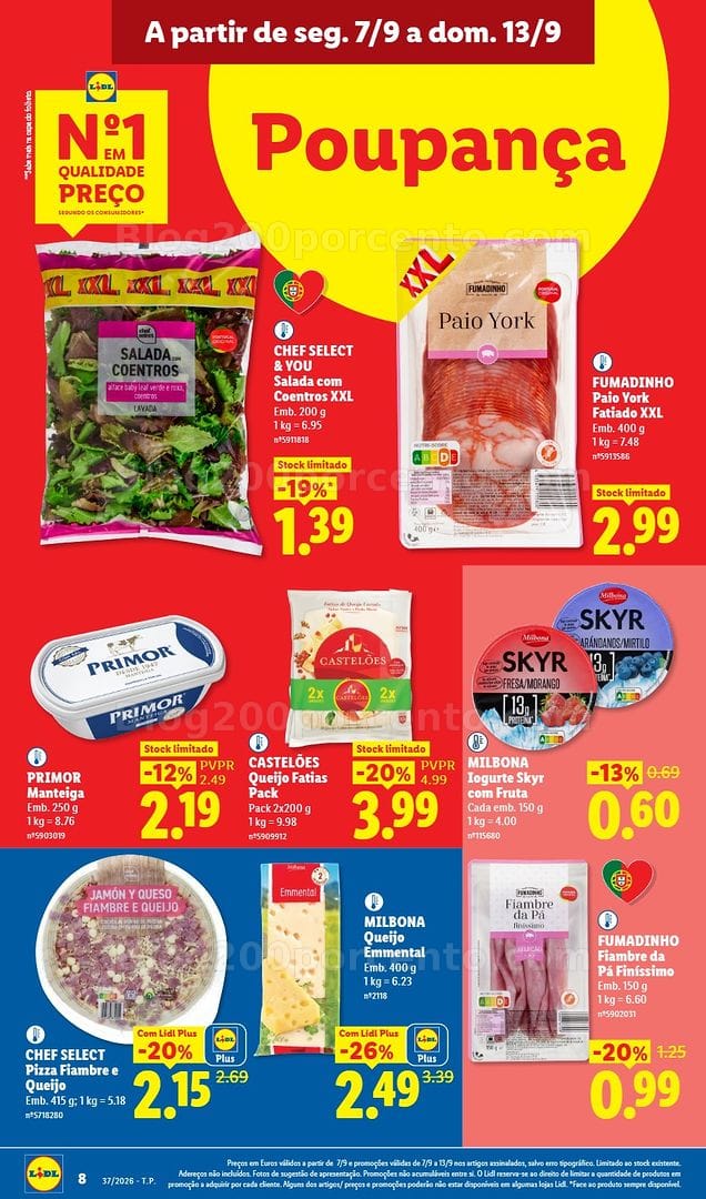 Antevisão Folheto LIDL Promoções de 7 a 13 setembro