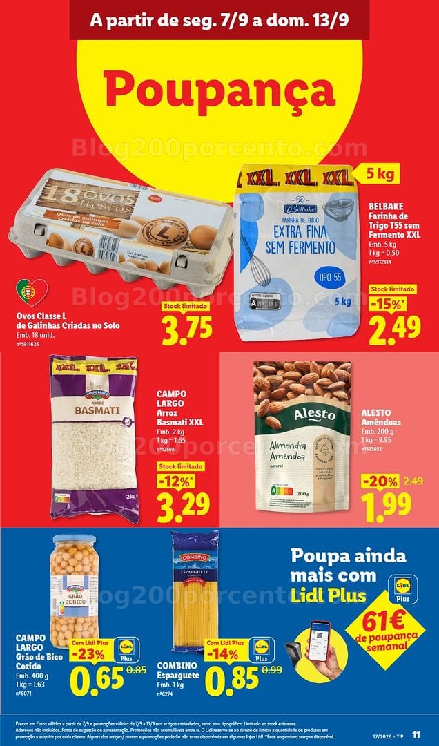 Antevisão Folheto LIDL Promoções de 7 a 13 setembro