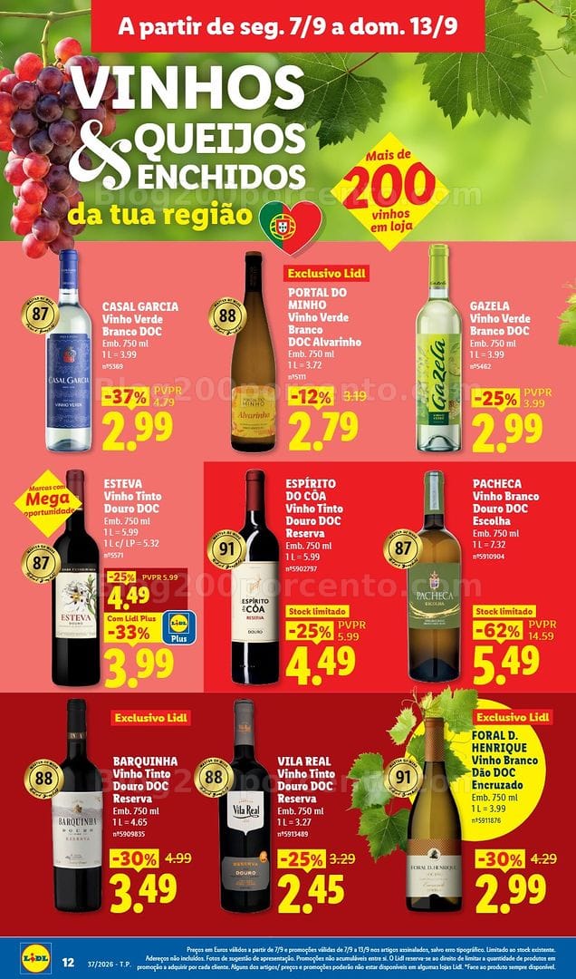 Antevisão Folheto LIDL Promoções de 7 a 13 setembro