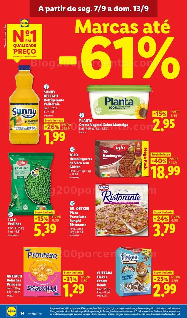 Antevisão Folheto LIDL Promoções de 7 a 13 setembro