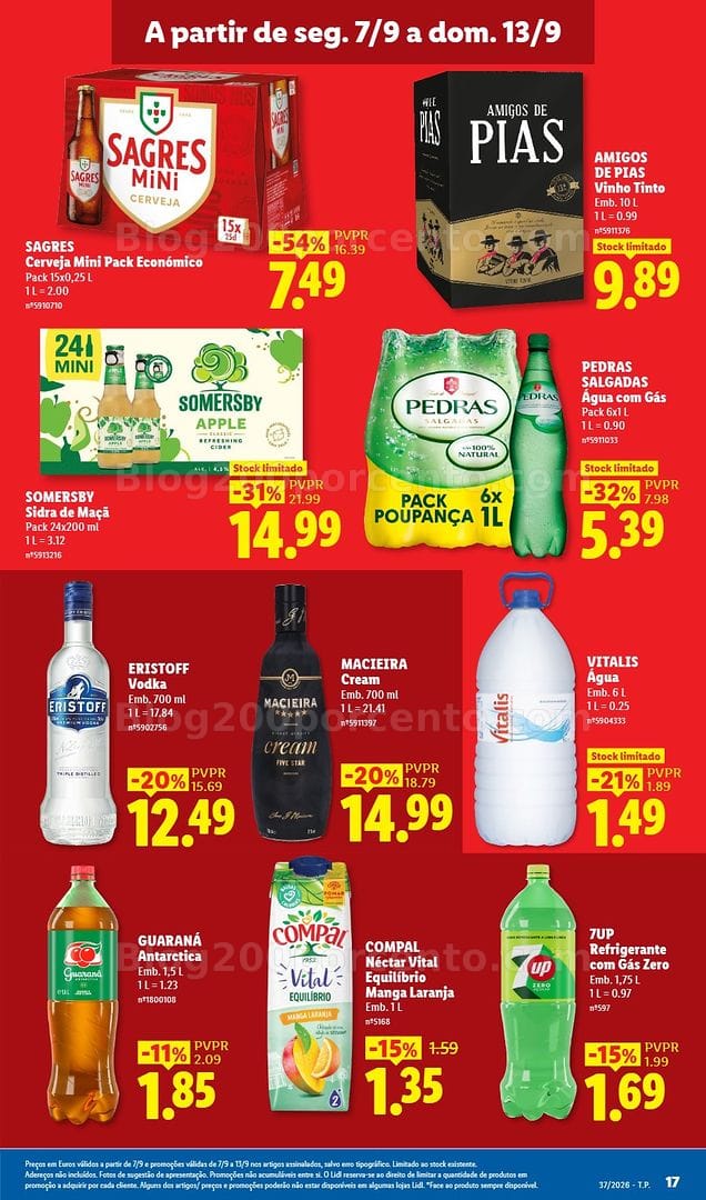 Antevisão Folheto LIDL Promoções de 7 a 13 setembro