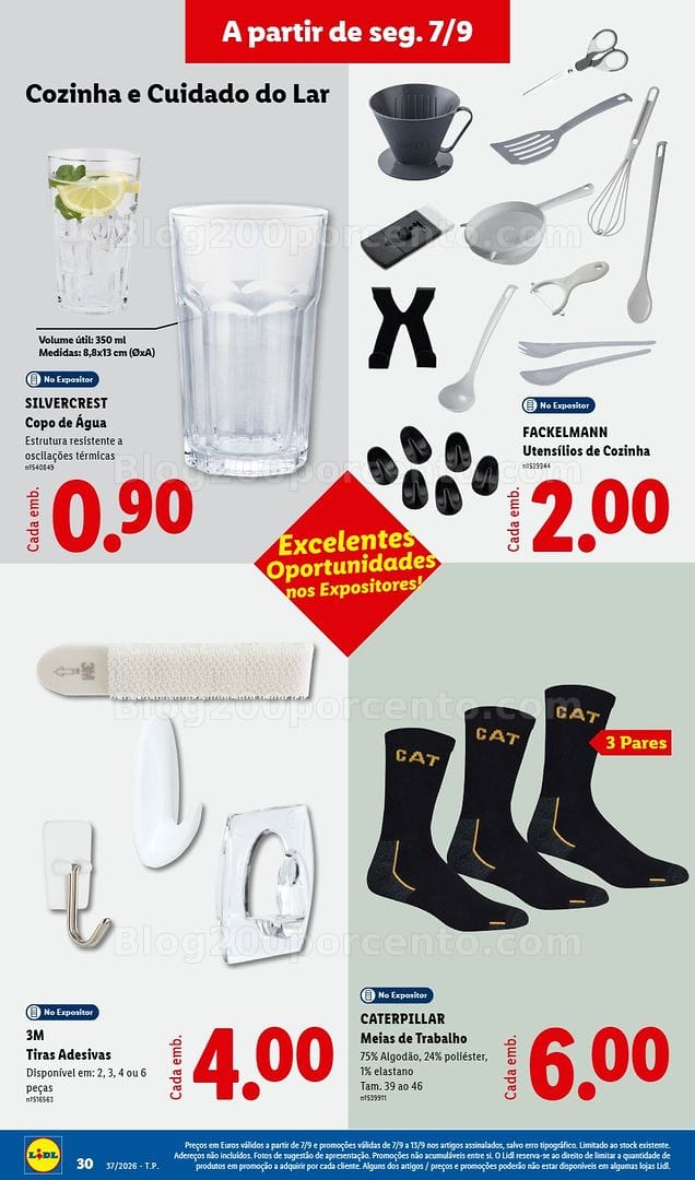 Antevisão Folheto LIDL Bazar Oportunidades Promoções de 7 a 13 setembro