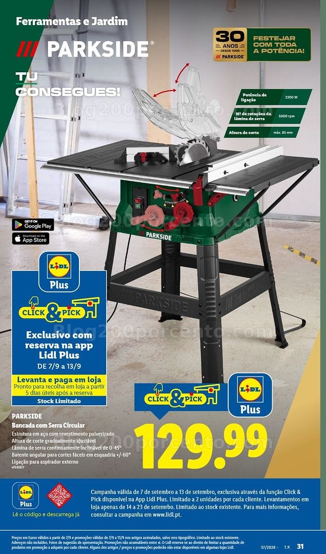 Antevisão Folheto LIDL Promoções de 7 a 13 setembro