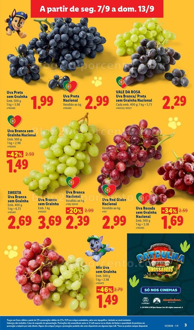 Antevisão Folheto LIDL Promoções de 7 a 13 setembro