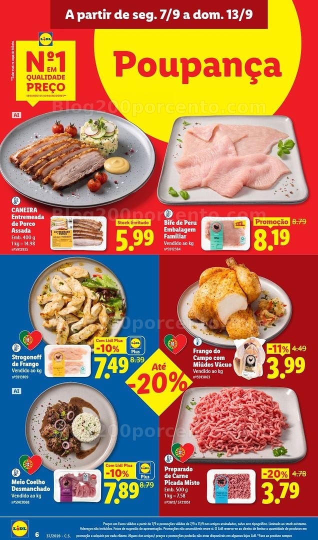 Antevisão Folheto LIDL Promoções de 7 a 13 setembro