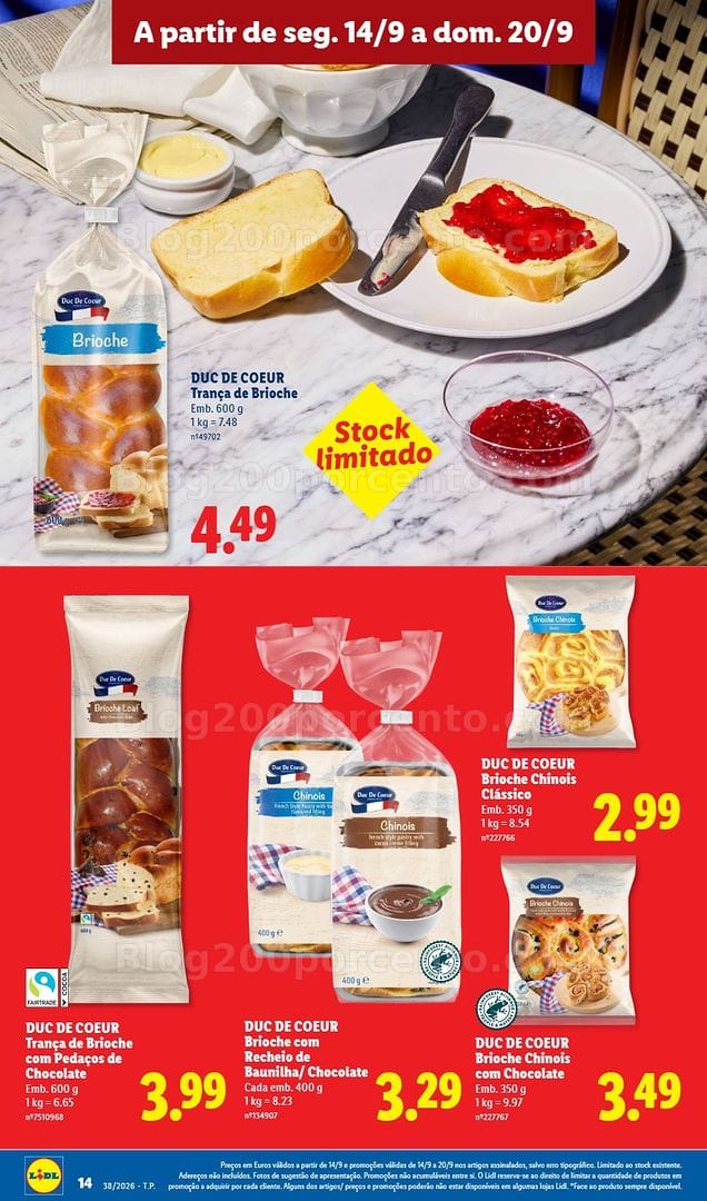 Antevisão Folheto LIDL Promoções de 14 a 20 setembro - Edição Digital