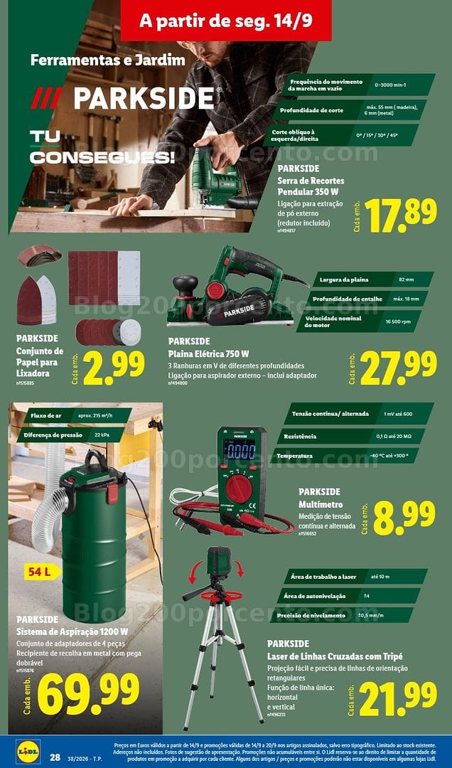 Antevisão Folheto LIDL Bazar Promoções de 14 a 24 setembro - Edição Digital