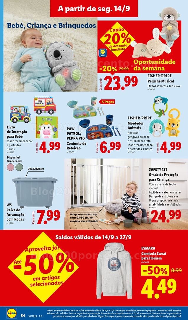 Antevisão Folheto LIDL Promoções de 14 a 20 setembro - Edição Digital
