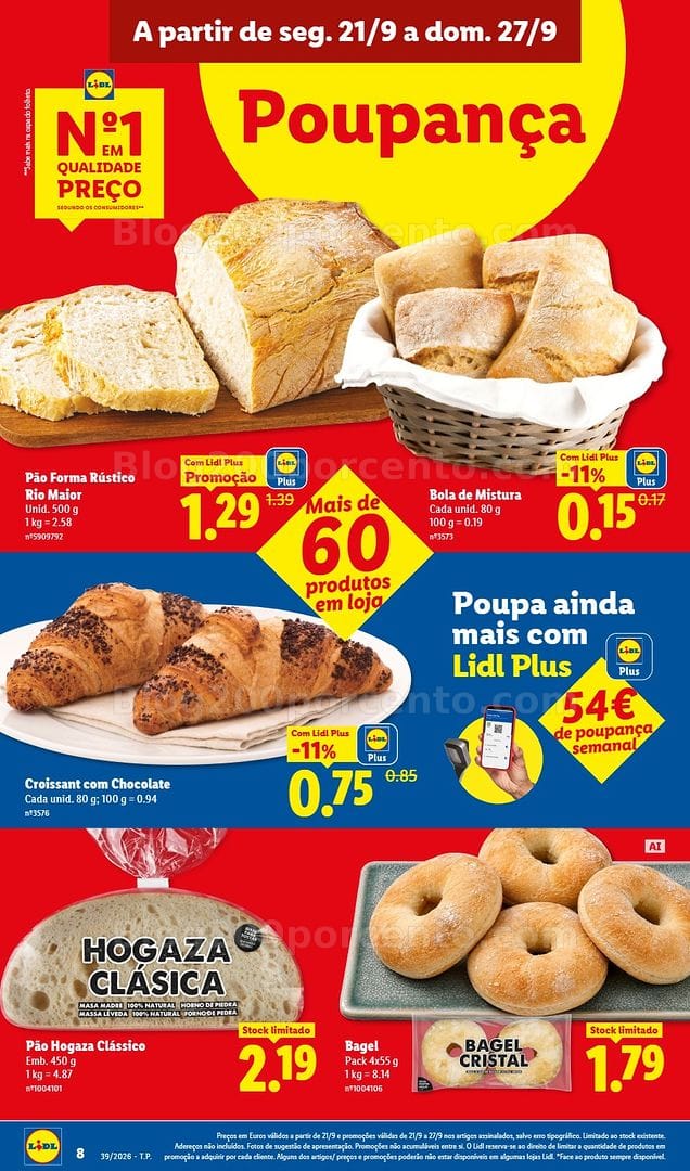 Antevisão Folheto LIDL Promoções de 21 a 27 setembro