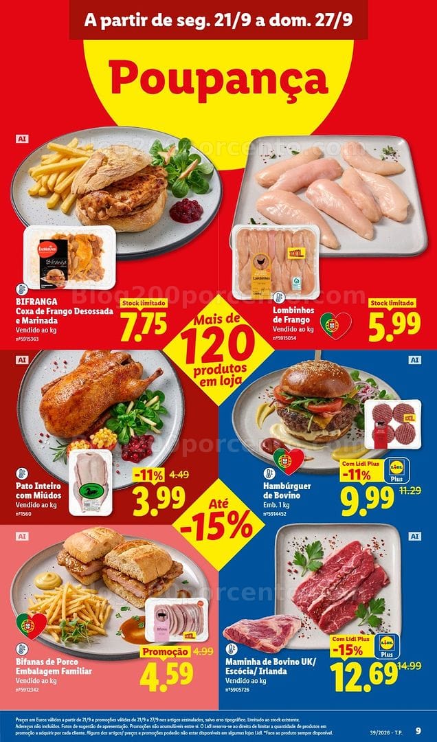 Antevisão Folheto LIDL Promoções de 21 a 27 setembro