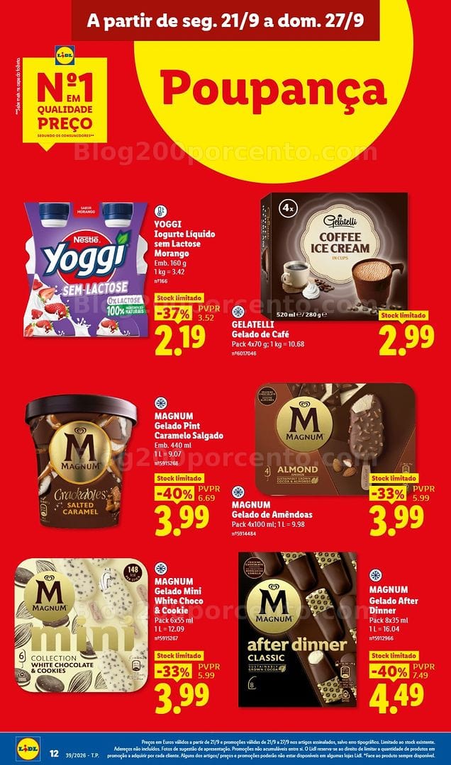 Antevisão Folheto LIDL Promoções de 21 a 27 setembro
