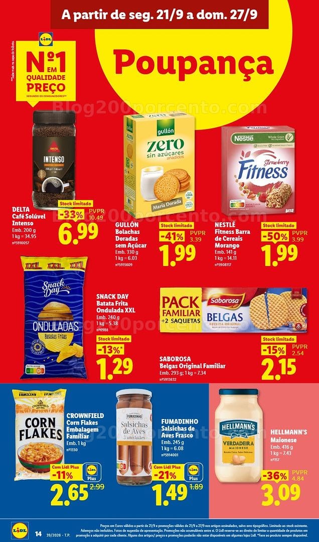 Antevisão Folheto LIDL Promoções de 21 a 27 setembro