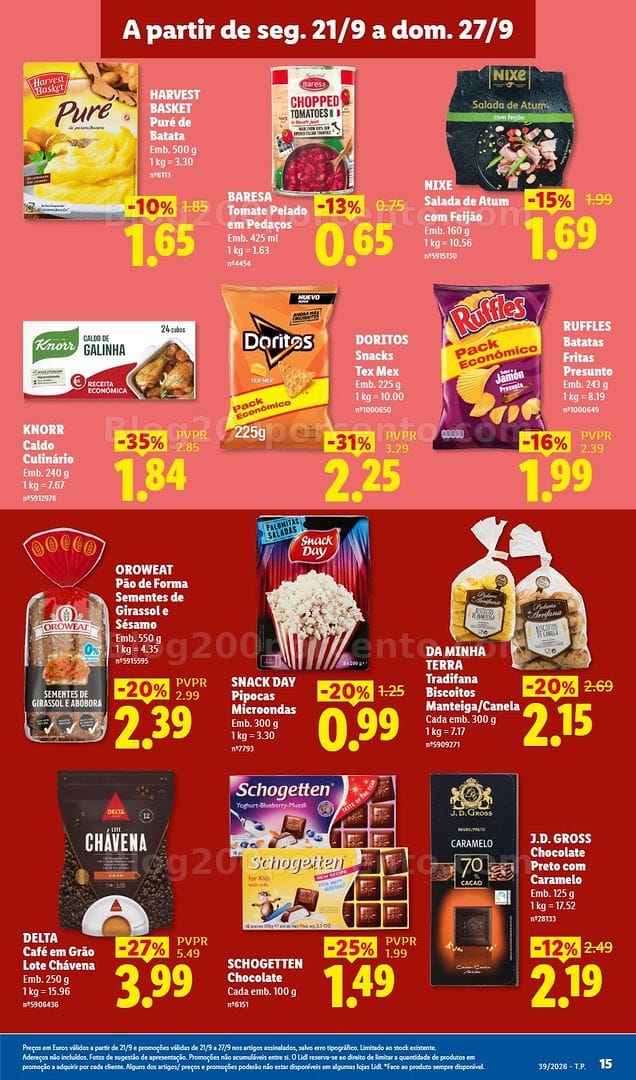 Antevisão Folheto LIDL Promoções de 21 a 27 setembro