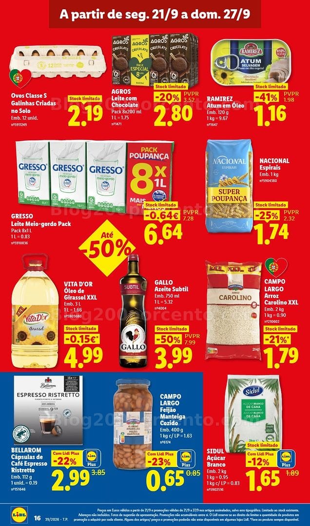 Antevisão Folheto LIDL Promoções de 21 a 27 setembro