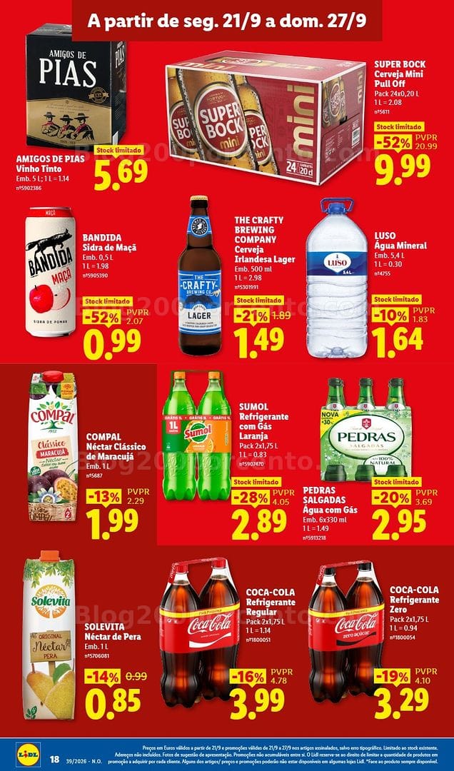 Antevisão Folheto LIDL Promoções de 21 a 27 setembro