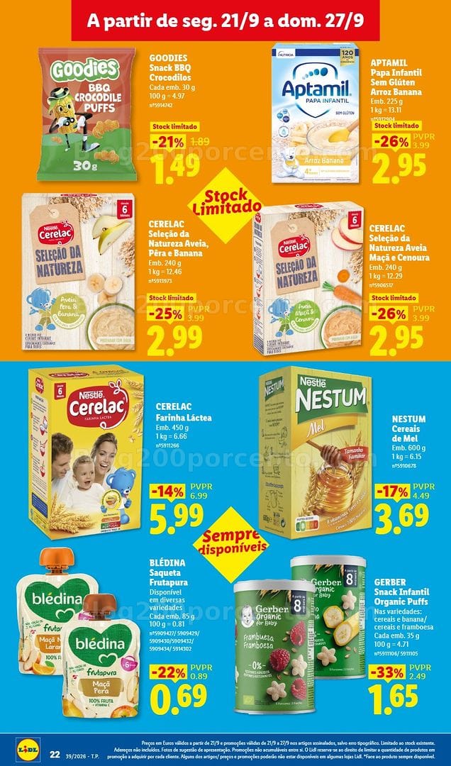 Antevisão Folheto LIDL Promoções de 21 a 27 setembro