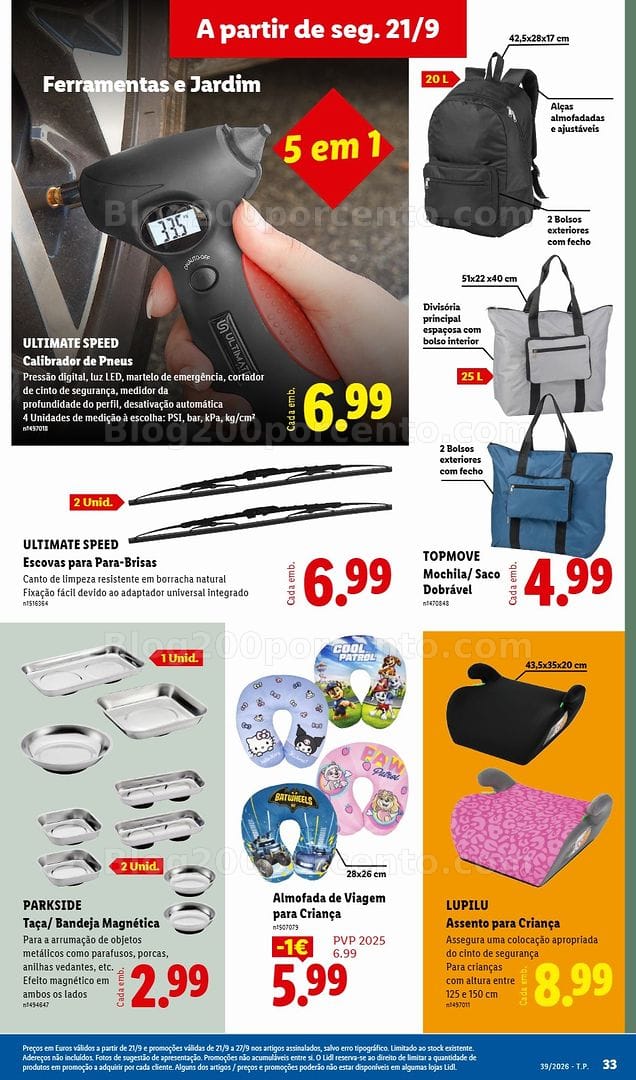 Antevisão Folheto LIDL Promoções de 21 a 27 setembro