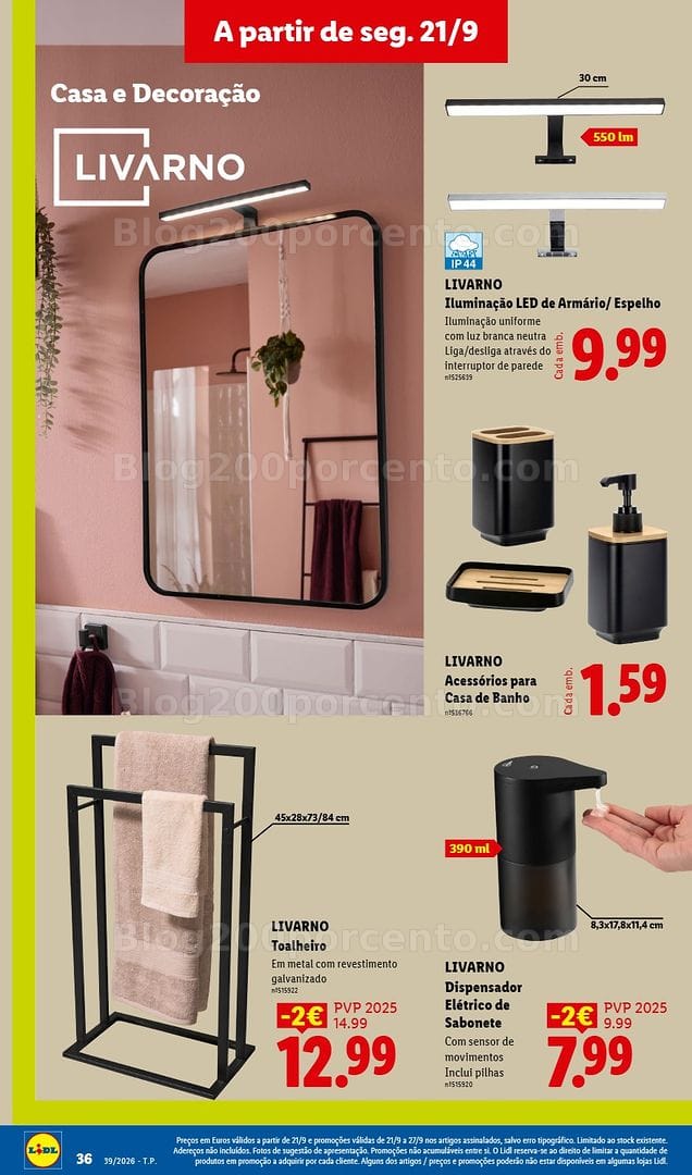 Antevisão Folheto LIDL Promoções de 21 a 27 setembro