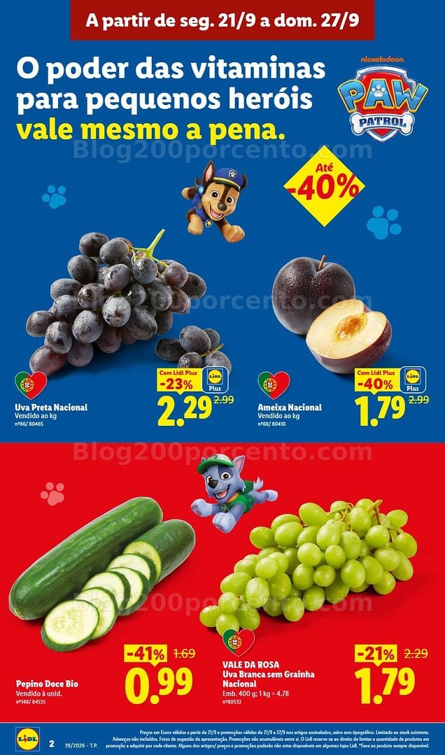 Antevisão Folheto LIDL Promoções de 21 a 27 setembro