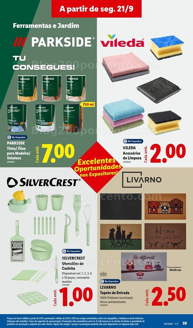 Antevisão Folheto LIDL Promoções de 21 a 27 setembro