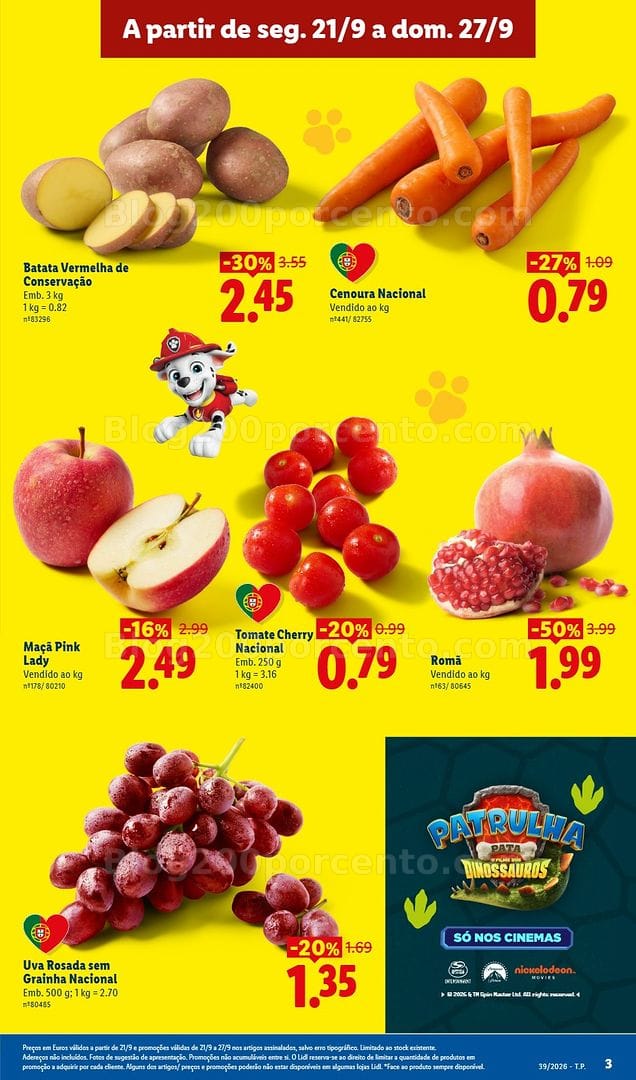 Antevisão Folheto LIDL Promoções de 21 a 27 setembro