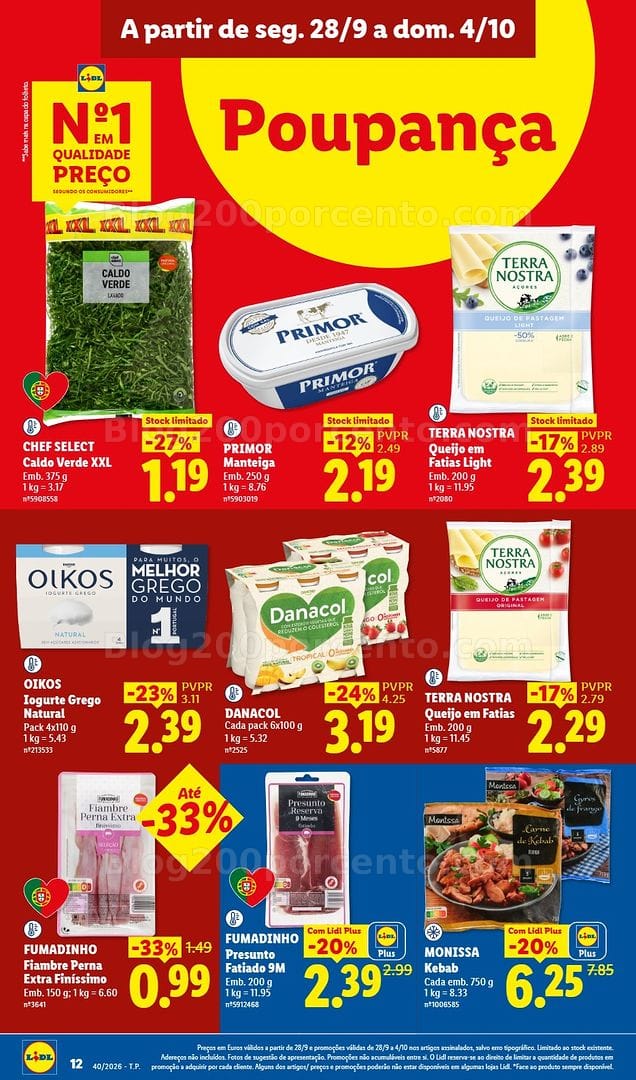 Antevisão Folheto LIDL Promoções de 28 setembro a 4 outubro - Edição Digital