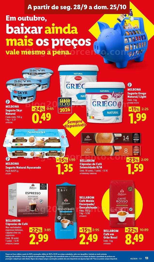 Antevisão Folheto LIDL Promoções de 28 setembro a 4 outubro - Edição Digital