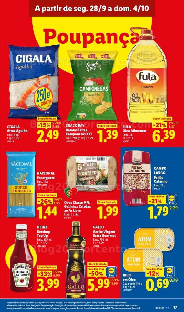 Antevisão Folheto LIDL Promoções de 28 setembro a 4 outubro - Edição Digital