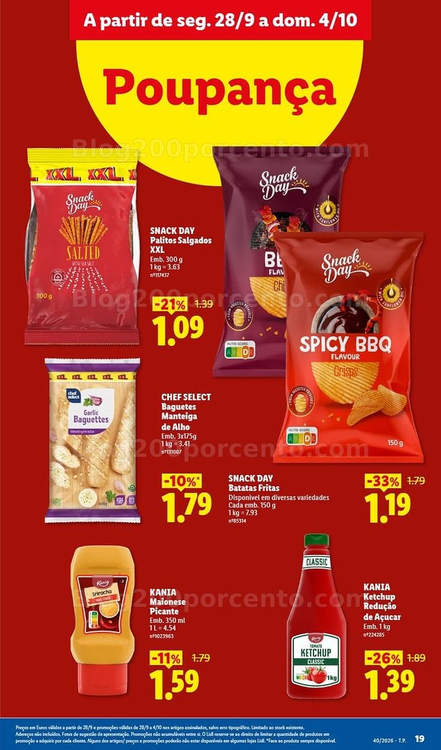 Antevisão Folheto LIDL Promoções de 28 setembro a 4 outubro - Edição Digital