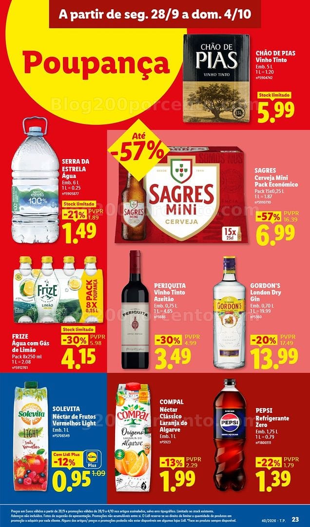 Antevisão Folheto LIDL Promoções de 28 setembro a 4 outubro - Edição Digital