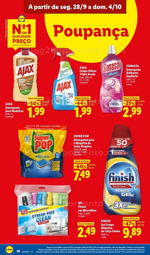 Antevisão Folheto LIDL Promoções de 28 setembro a 4 outubro - Edição Digital