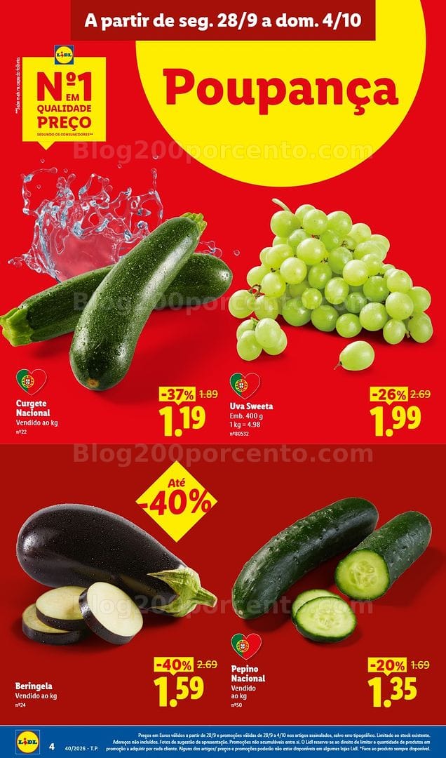 Antevisão Folheto LIDL Promoções de 28 setembro a 4 outubro - Edição Digital