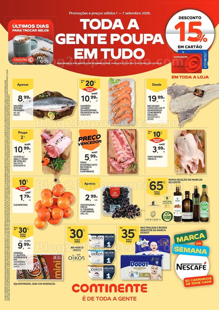 Antevisão Folheto CONTINENTE Bom Dia Promoções de 1 a 7 setembro