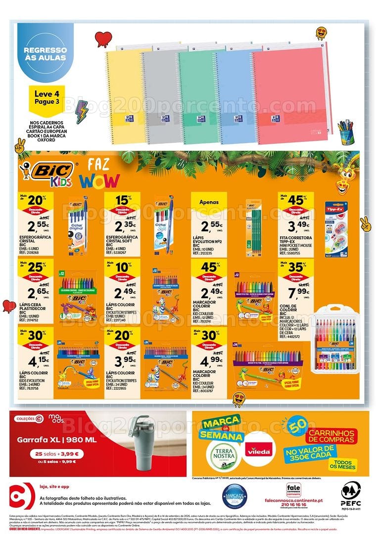 Antevisão Folheto CONTINENTE Promoções de 8 a 14 setembro - Edição Digital