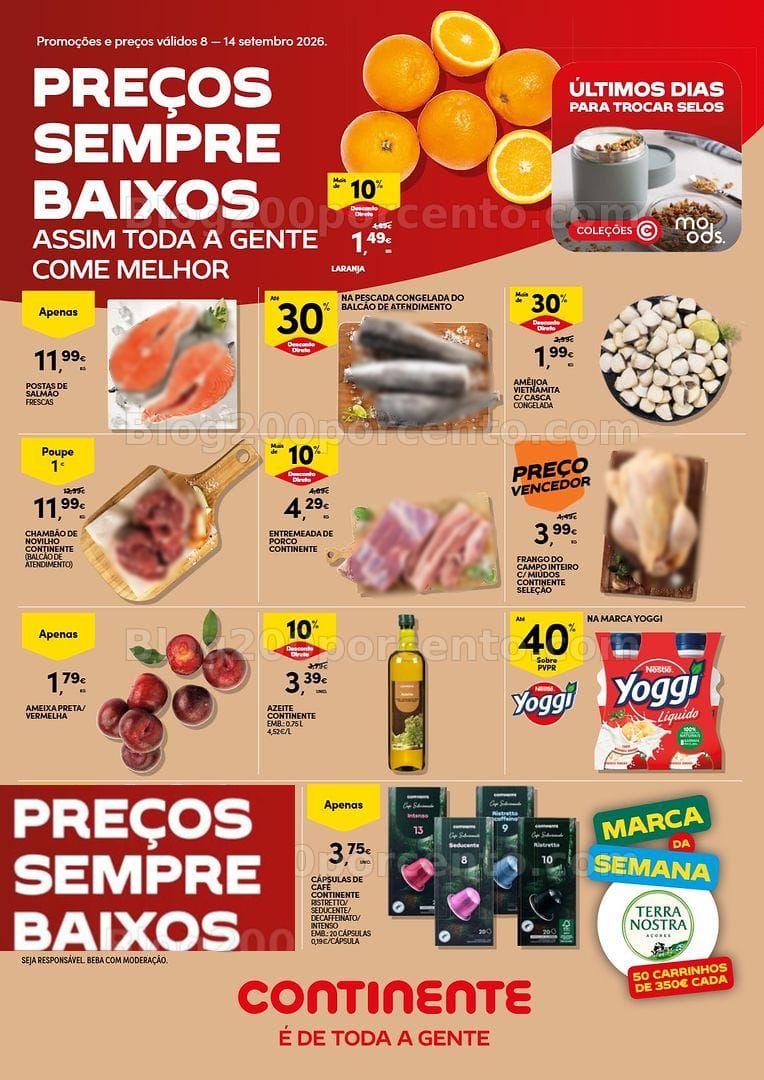 Antevisão Folheto CONTINENTE Bom Dia Promoções de 8 a 14 setembro
