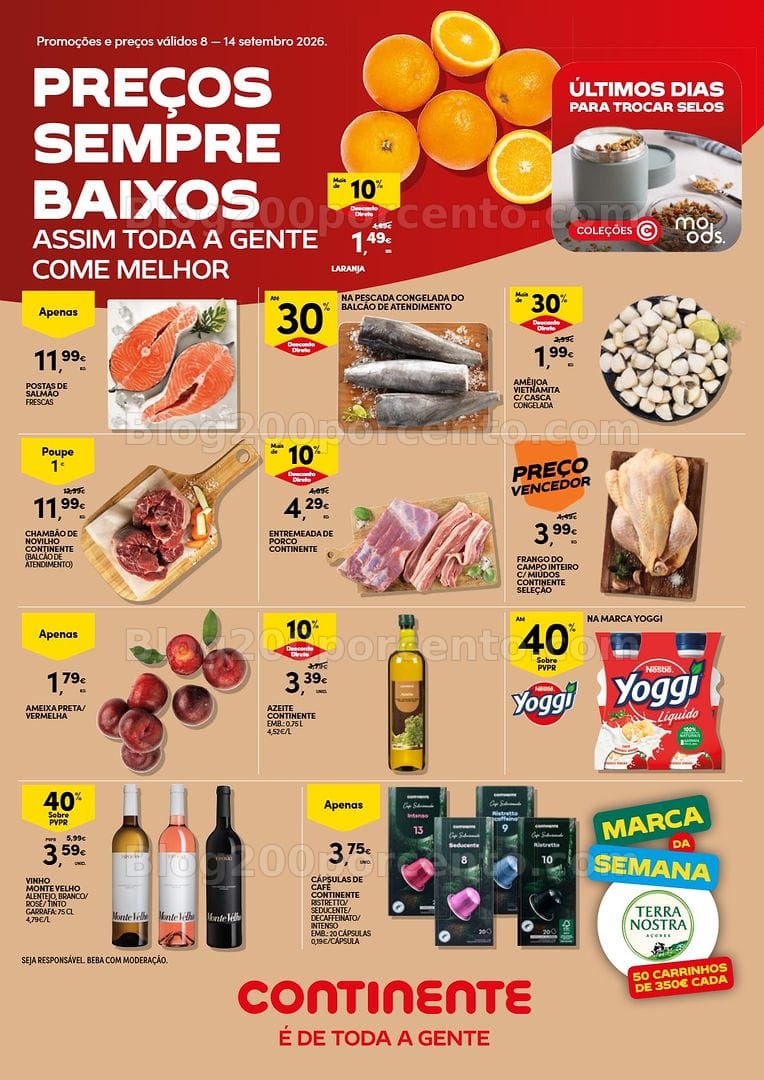 Antevisão Folheto CONTINENTE Bom Dia Promoções de 8 a 14 setembro