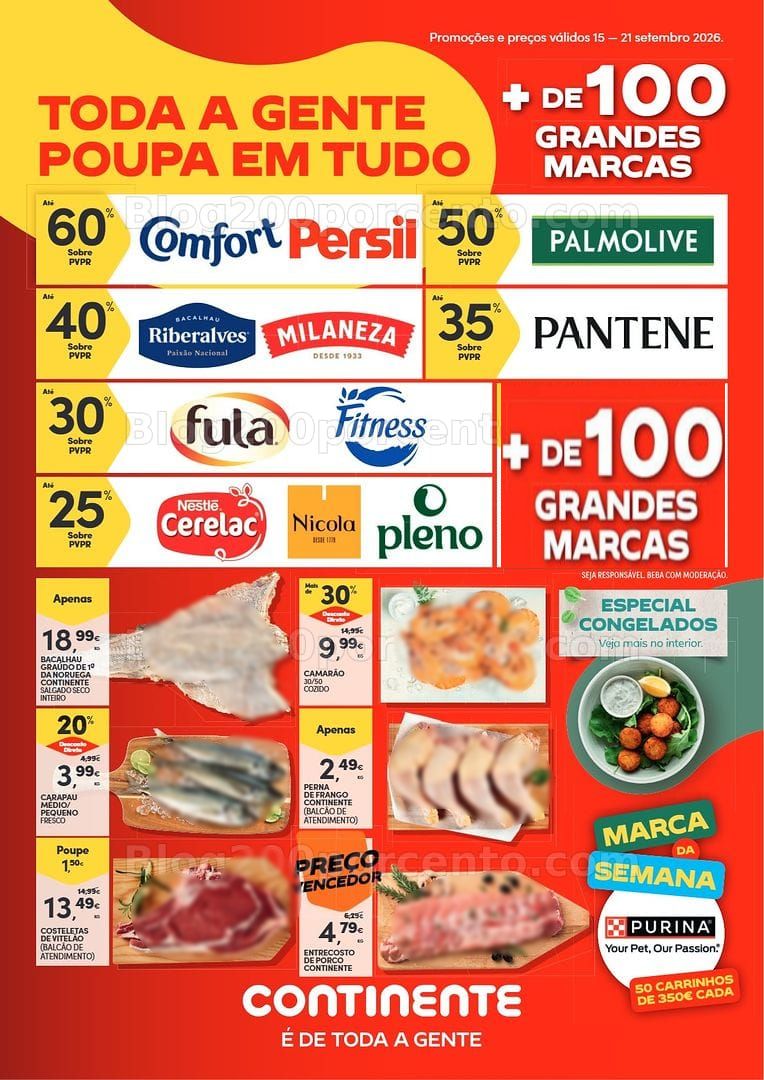 Antevisão Folheto CONTINENTE Promoções de 15 a 21 setembro - Edição Digital