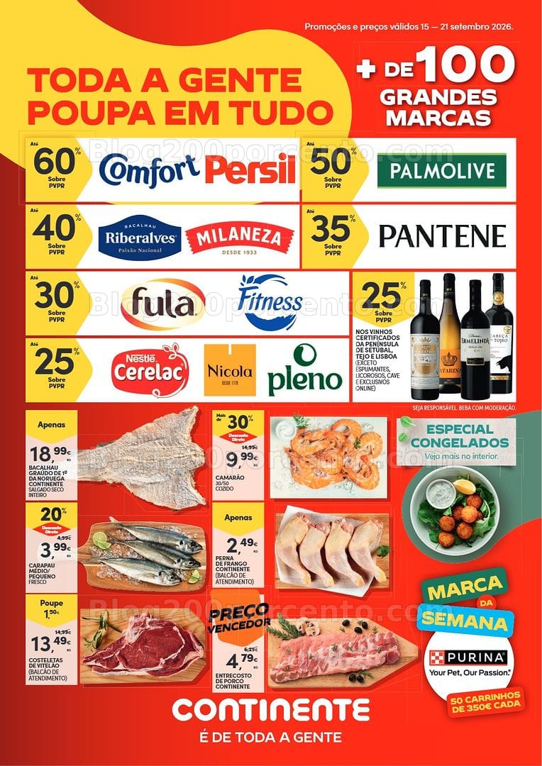 Antevisão Folheto CONTINENTE Promoções de 15 a 21 setembro - Edição Digital