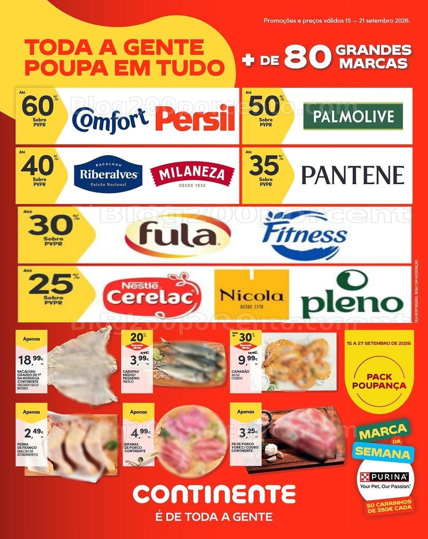 Antevisão Folheto CONTINENTE Madeira Promoções de 15 a 21 setembro