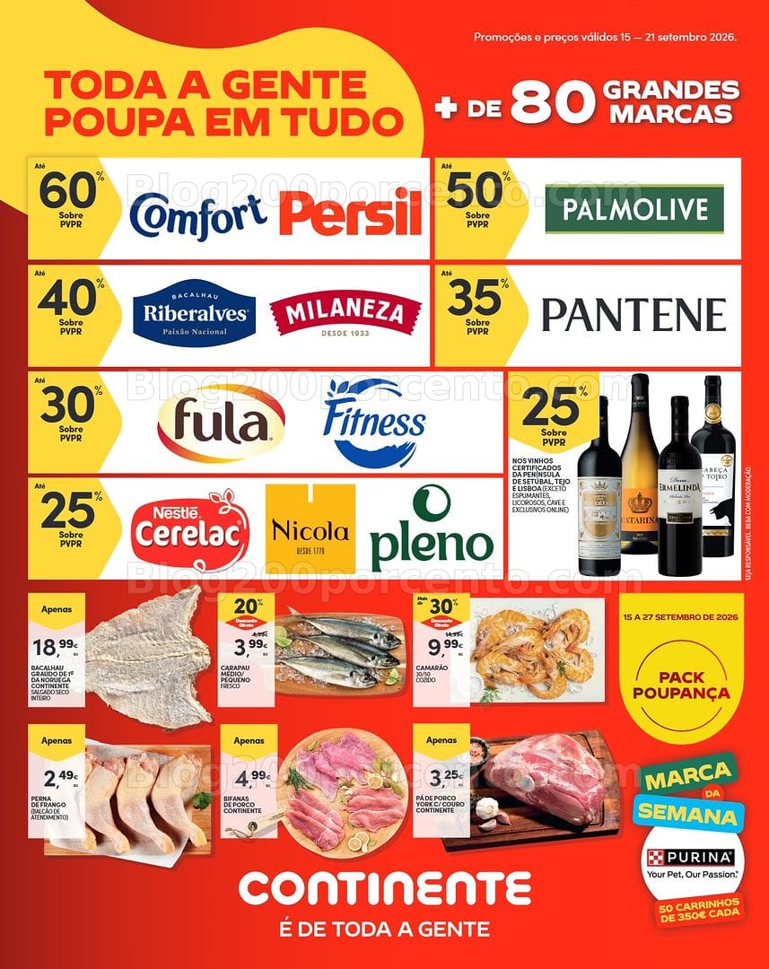 Antevisão Folheto CONTINENTE Madeira Promoções de 15 a 21 setembro